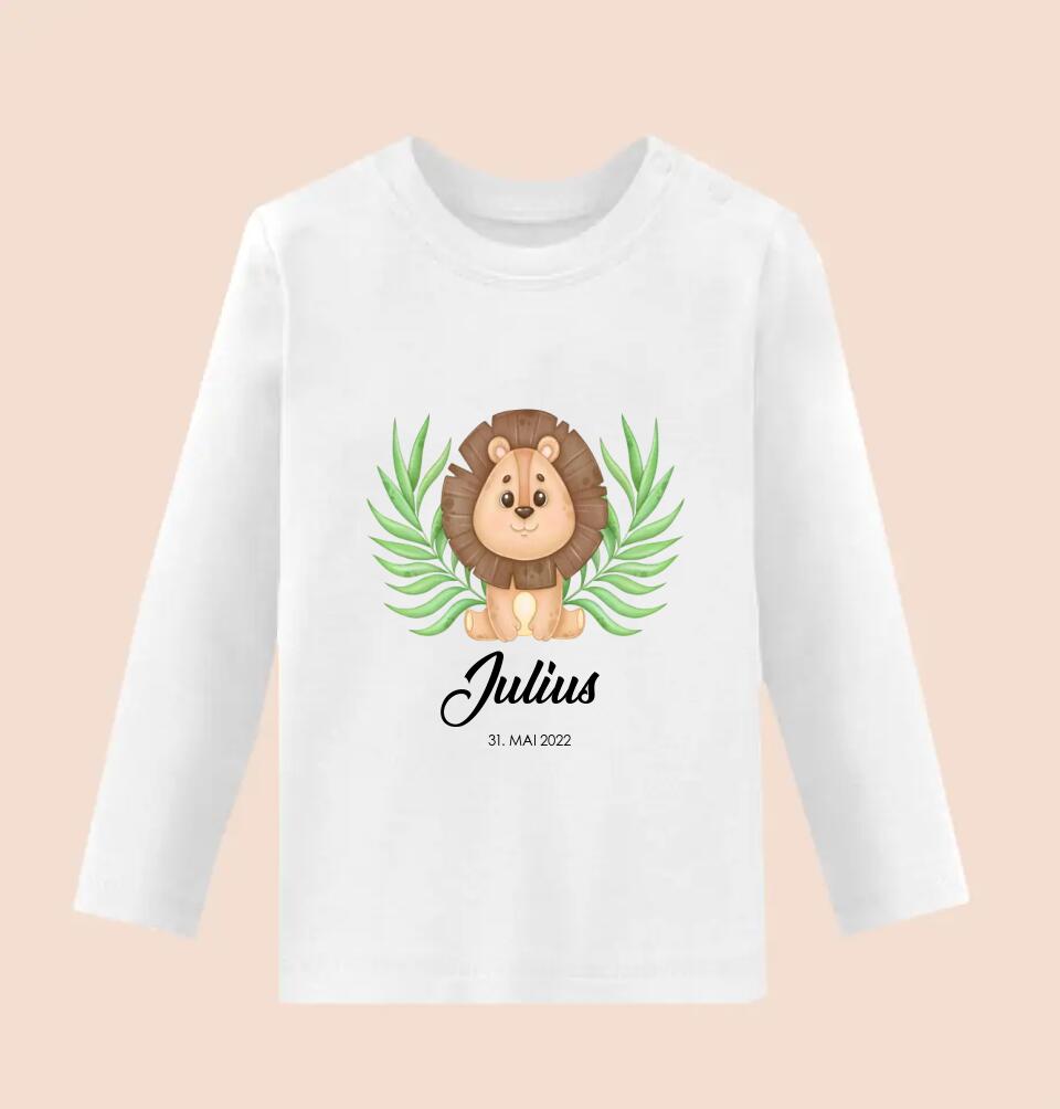 SÜßE TIERE + NAME - Personalisierbarer Longsleeve