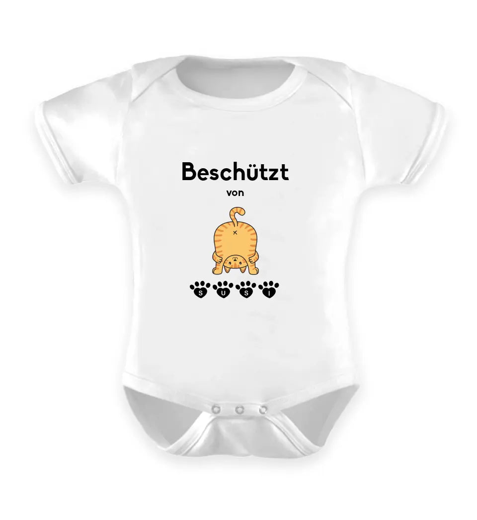 DEINE KATZE(N) - Personalisierbarer Baby-Body