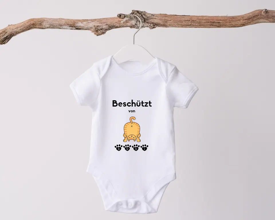 DEINE KATZE(N) - Personalisierbarer Baby-Body