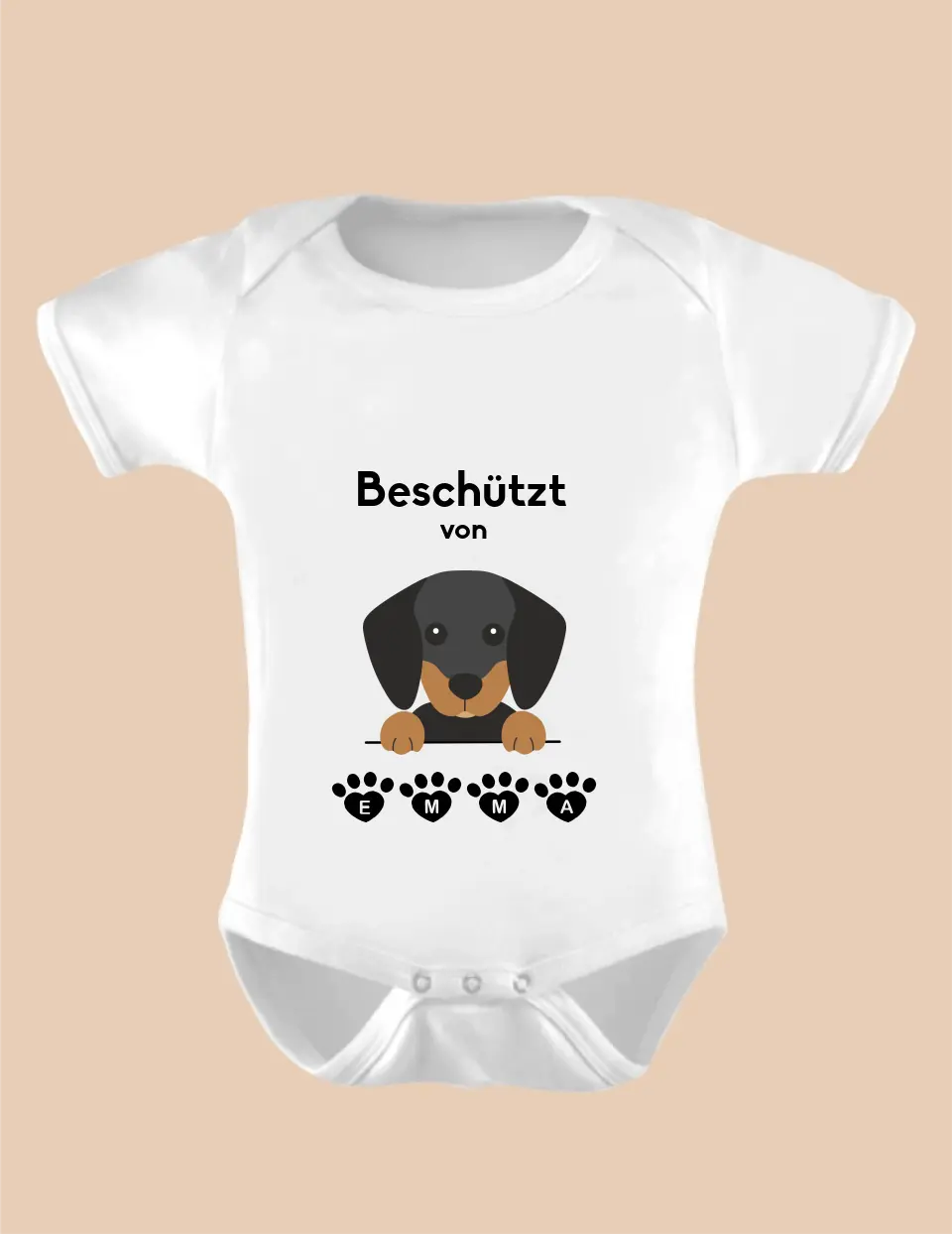 DEIN(E) HUND(E) - Personalisierbarer Baby-Body