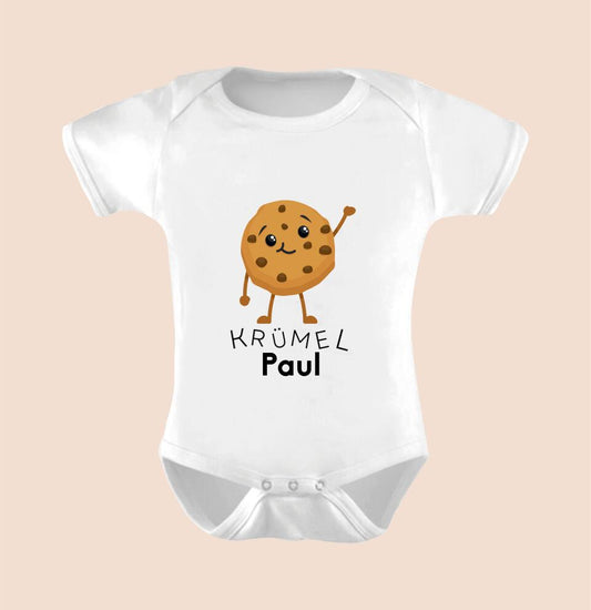 KRÜMEL COOKIE UND NAME - Personalisierbarer Baby-Body