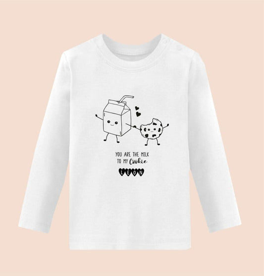 You are the milk to my Cookie - Personalisierbarer Longsleeve