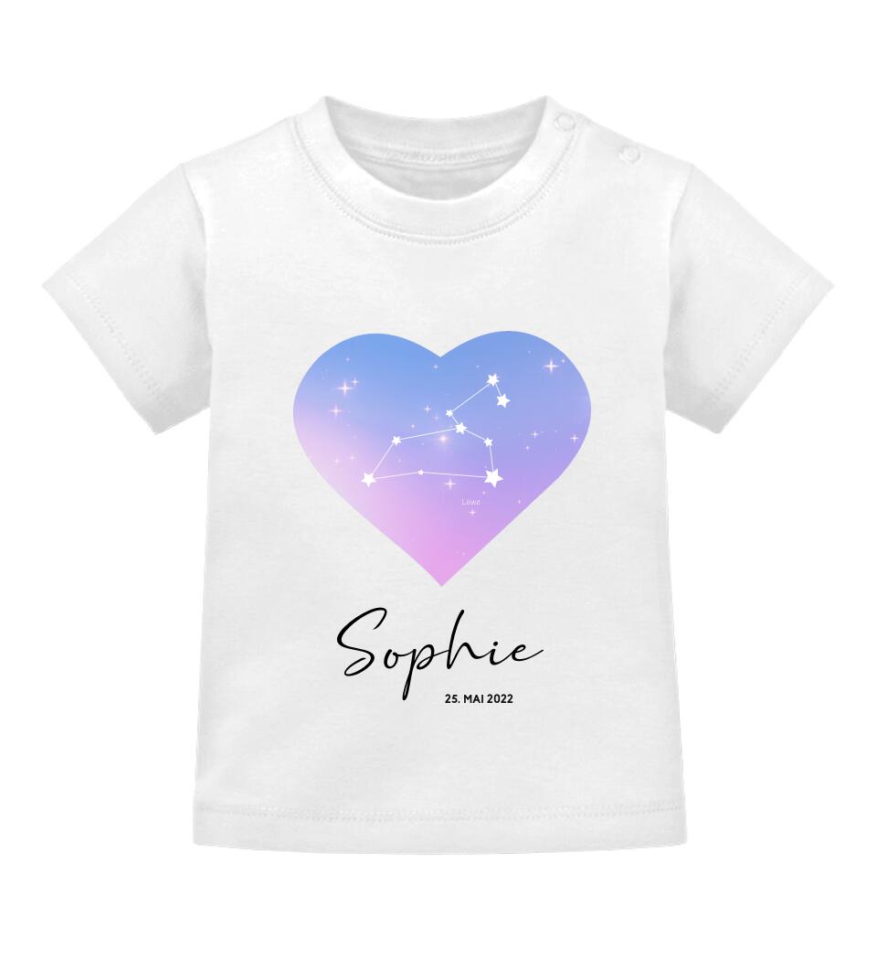 DEINE STERNE, NAME UND GEBURTSDATUM - Personalisierbares T-Shirt
