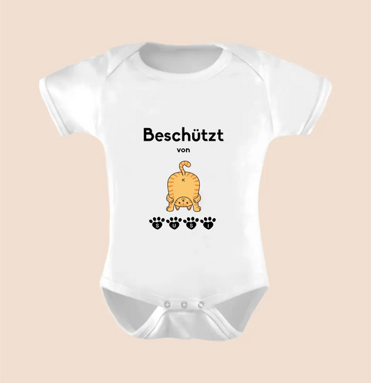 DEINE KATZE(N) - Personalisierbarer Baby-Body